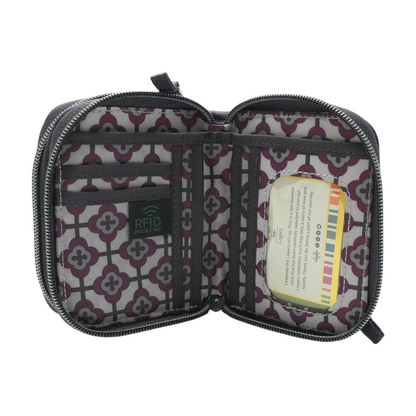 Purple Compact Wallet