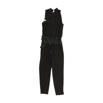 Black Solid Jumpsuit