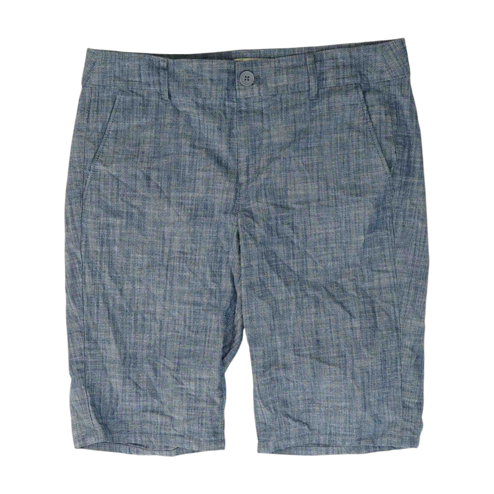 Blue Solid Chino / Khaki Shorts