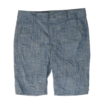 Blue Solid Chino / Khaki Shorts