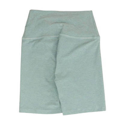 Green Solid Active Shorts
