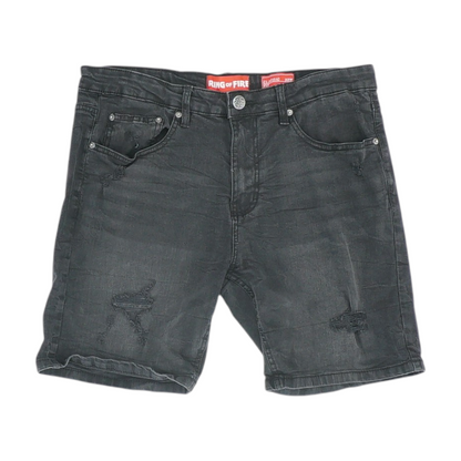 Black Denim Shorts