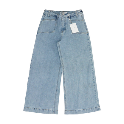 Blue Wide Leg Jeans