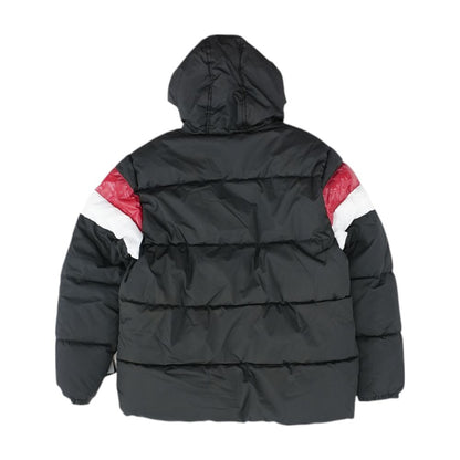 Black Color Block Puffer Jacket