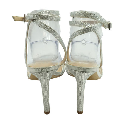 Silver Stiletto Heels