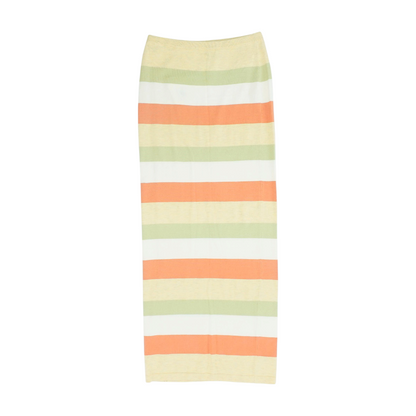Multi Striped Maxi Skirt