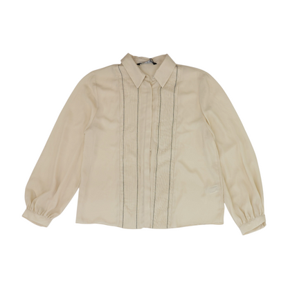 Beige Button Down