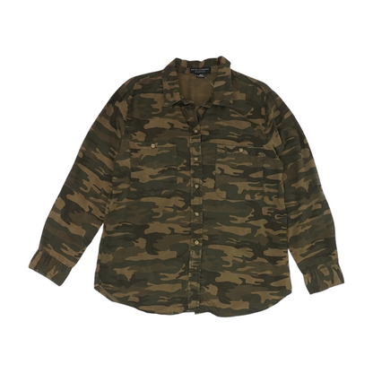 Green Camo Button Down