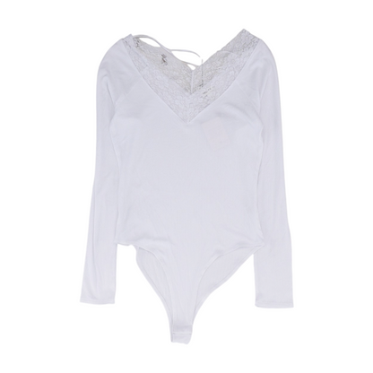 White Bodysuit Blouse