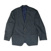 Gray Short Plaid Sport Coat