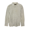 Gray Striped Long Sleeve Button Down