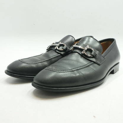 Black Moccasin with Gancini Ornament