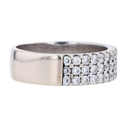 1 ctw 14K White Gold Diamond Band Ring