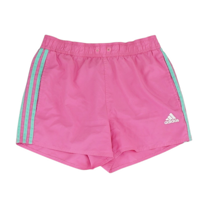 Pink Solid Active Shorts