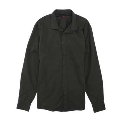 Blue Tall Solid Long Sleeve Button Down
