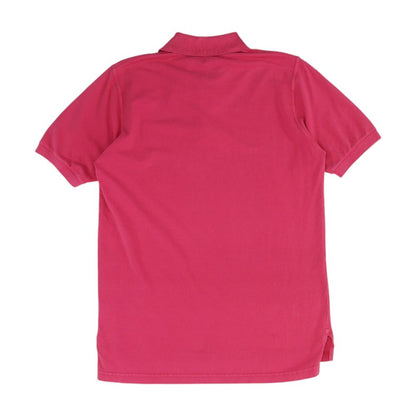 Pink Solid Short Sleeve Polo