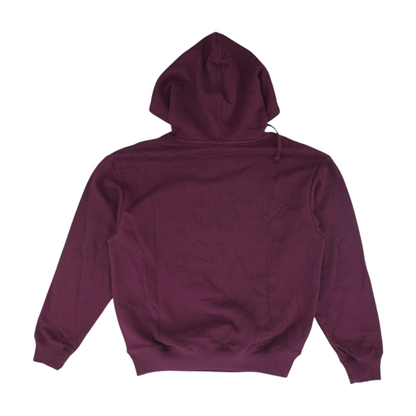 Maroon Solid Hoodie Pullover