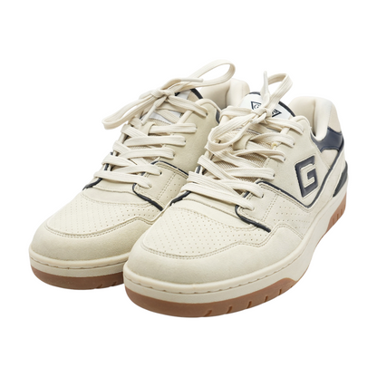 Beige Low-Top Athletic Shoes