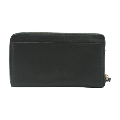 Black Continental Wallet