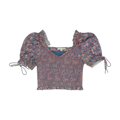 Pink Floral Blouse