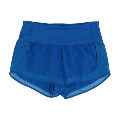 Blue Solid Active Shorts