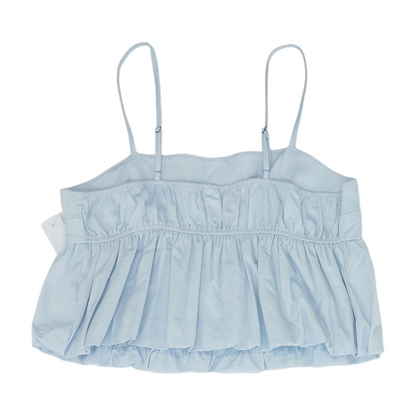 Blue Cropped Blouse