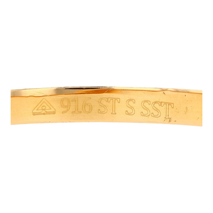 22K Yellow Gold Bangle Bracelet