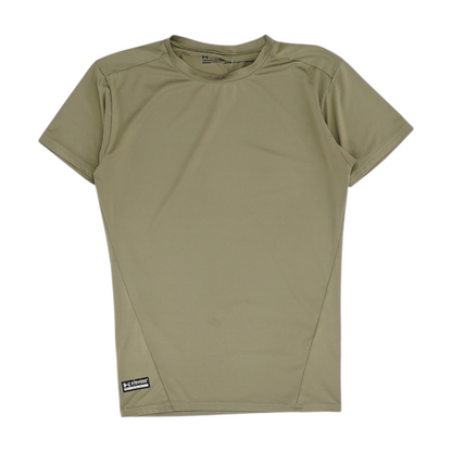 Brown Solid Active T-Shirt