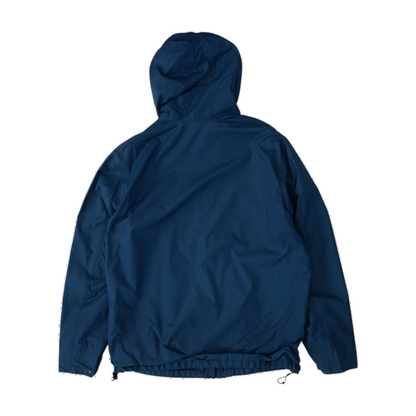 Blue Solid Rain Jacket