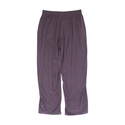 Brown Solid Pajama Bottom