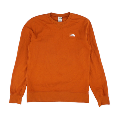 Orange Solid Sweatshirt Pullover
