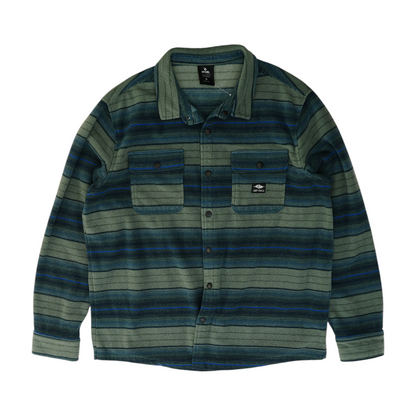 Green Striped Active Jacket