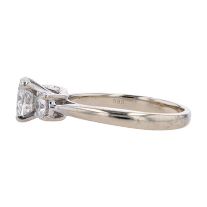 1 3/4 ctw 14K White Gold Diamond Engagement Ring