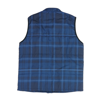 Blue Plaid Vest