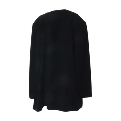 Black Solid Blazer