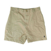 Tan Solid Chino / Khaki Shorts