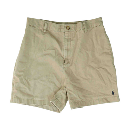 Tan Solid Chino / Khaki Shorts