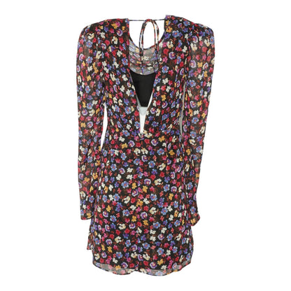 Black Floral Mini Dress