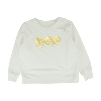 Ivory Solid Sweatshirt Pullover