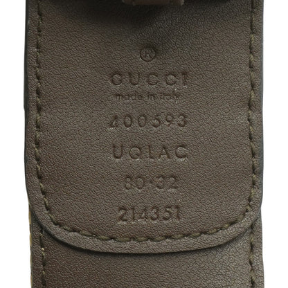 Jumbo GG Canvas Belt in Beige/Ebony