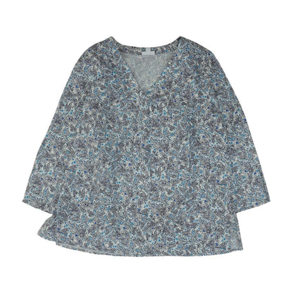 Blue Paisley Blouse