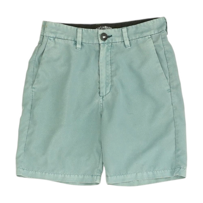 Blue Solid Chino Shorts
