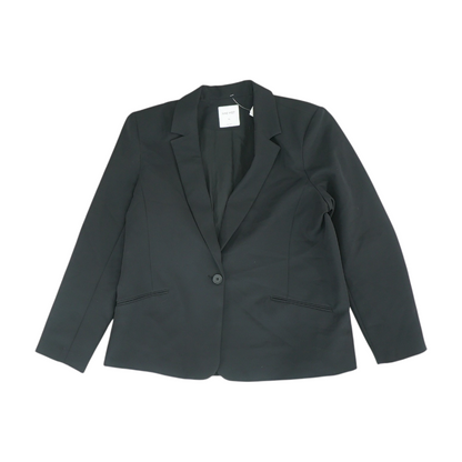 Black Solid Blazer
