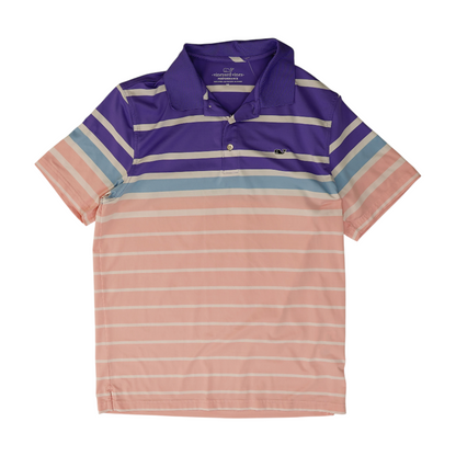 Multi Striped Short Sleeve Polo