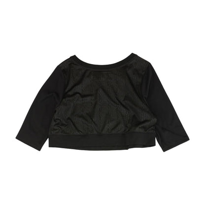 Black Solid Sweatshirt