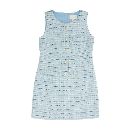 Blue Print Mini Dress