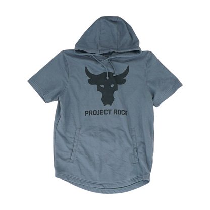 Gray Graphic Hoodie Pullover