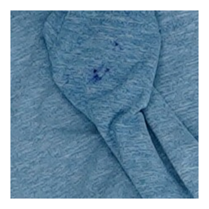 Blue Solid Short Sleeve Polo