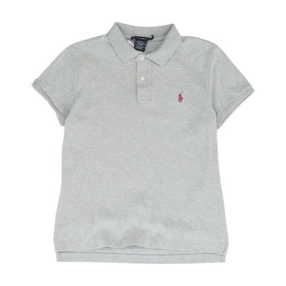 Gray Short Sleeve Polo