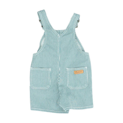 Blue Striped Overalls